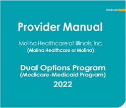MHIL 2022 MMP Duals Provider Manual