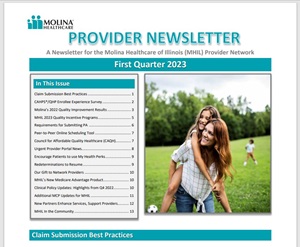Molina Healthcare of Illinois Provider Newsletter